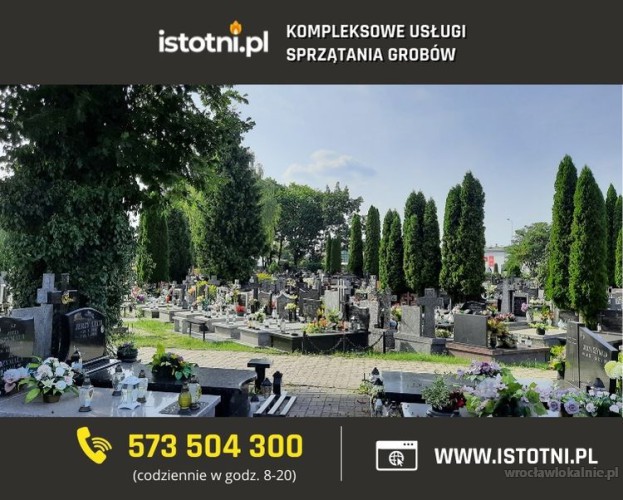 Sprzątanie grobów Wrocław, całoroczna opieka nad grobami