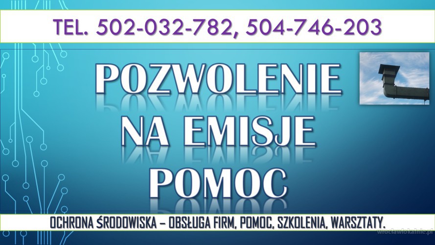 Pozwolenie na emisje, szkolenia tel.504-746-203, Wprowadzenie gazów