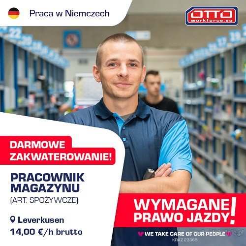 Niemcy | Komisjoner artykułów spożywczych | Nawet 14 € h.