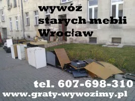 Wywóz,utylizacja starych mebli z mieszkań Wrocław.Opróżnianie piwnic.