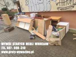 Wywóz,utylizacja starych mebli,meblościanek,wersalek Wrocław.