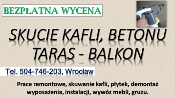 Usuwanie wełny mineralnej, cena. Tel. 504-746-203. Wrocław,