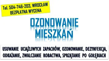 Oczyszczanie powietrza, Wrocław, tel. 504-746-203, ozonowanie mieszkań