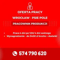 PRACOWNIK PRODUKCJI - WROCŁAW