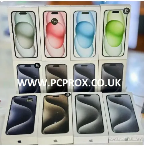 WWW.PCPROX.CO.UK Nowy, iPhone 14, 350 EUR, iPhone 15, iPhone 15 Pro, iPhone