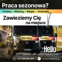 Hello Line  Międzynarodowe Przewozy Osób Polska  Niemcy  Holandia Belgia