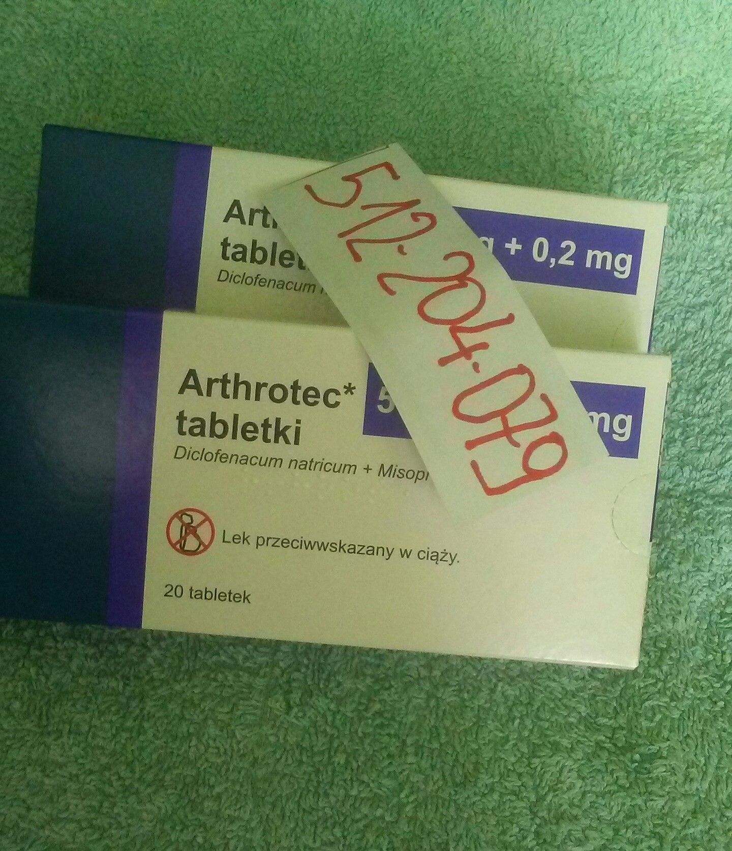 Arthrotec -Tabletki do przywracania cylku miesiaczkowego