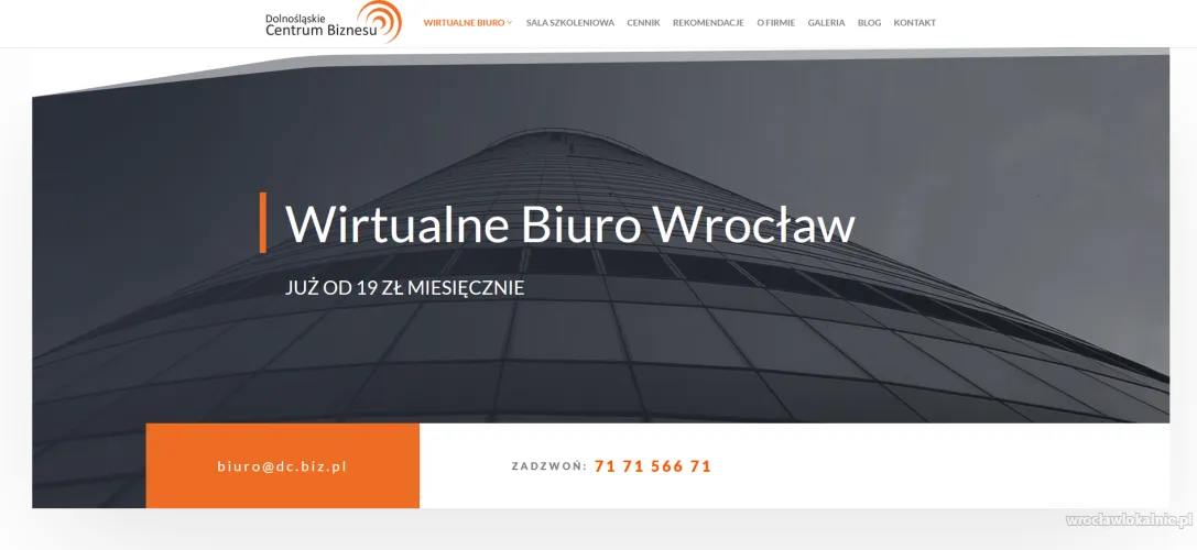 Wirtualne Biuro Wrocław - Dolnośląskie Centrum Biznesu