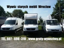 Odbiór,demontaż,wywóz,utylizacja starych mebli Wrocław.