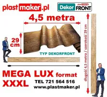 NOWOŚĆ Elastyczna deska dekoracyjna DekorFront MEGA lux NOWOŚĆ Elastyczna deska dekoracyjna DekorFront MEGA lux